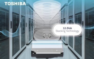 Toshiba test als eerste 12-disktechnologie voor harde schijven: stap naar 40TB in 2027
