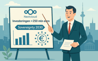 Nextcloud investeert meer dan 250 miljoen euro in digitale soevereiniteit