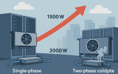 Onderzoek: datacenters naderen omslagpunt – tweefasige koeling wordt onvermijdelijk