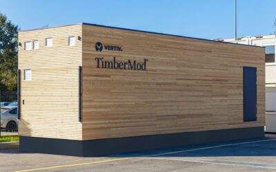 Vertiv introduceert prefab massief houten oplossingen voor datacenters