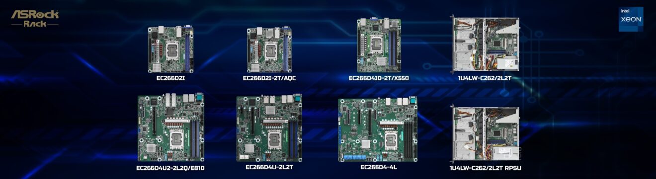 ASRock Rack breidt uit met ondersteuning Intel Xeon E-2400 processoren