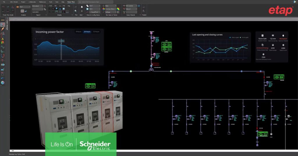ETAP en Schneider Electric introduceren Digital Twin die energiebehoeften van AI-fabrieken simuleert