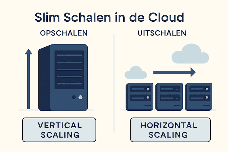 Slim schalen in de cloud: kies je voor upscaling of outscaling?